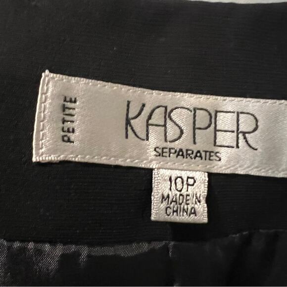 NWT $129 Kasper Black Blazer Elegant Suit Blazer Jacket - Picture 5 of 7